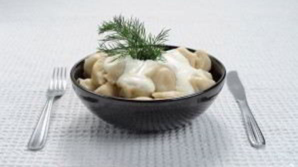 пельмени в горшочке в молоке