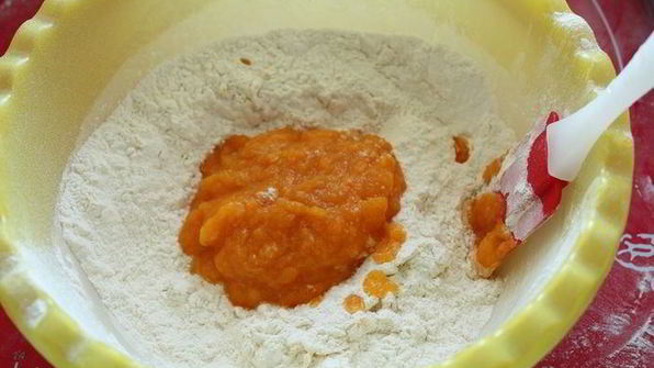 пельмешки из тыквенного теста