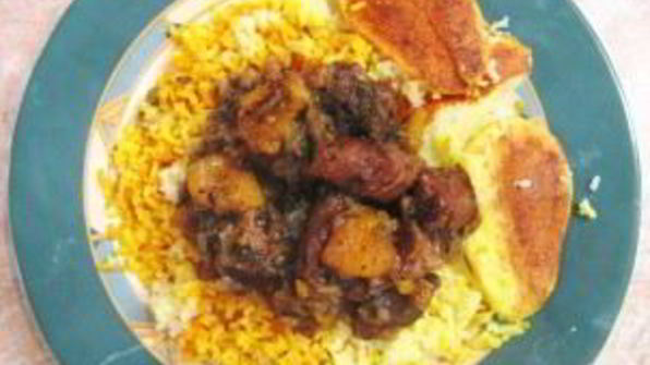 азербайджанский плов с бараниной