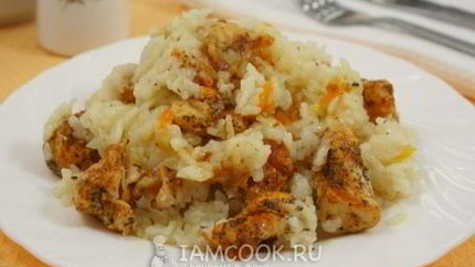 Куриный плов в мультиварке