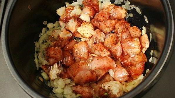 куриный плов в мультиварке
