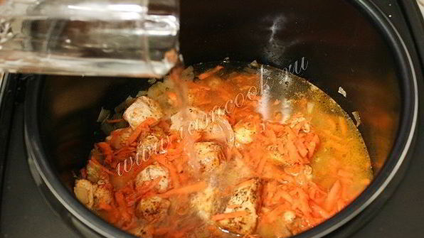 куриный плов в мультиварке