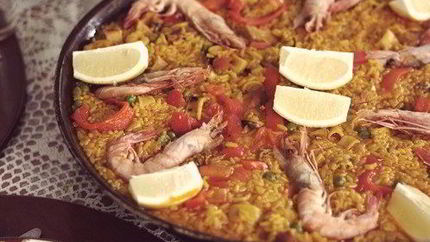 Паэлья с морепродуктами