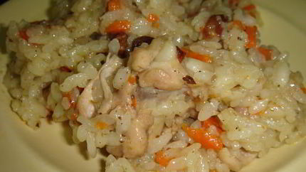 Плов из курицы с изюмом