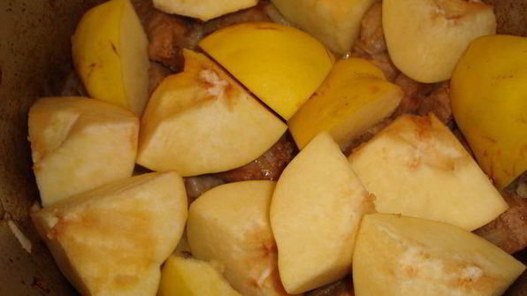 плов с айвой