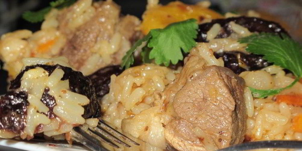 Рецепт плова с бараниной и сухофруктами