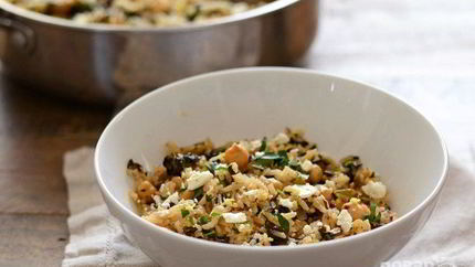 Плов с горохом нут