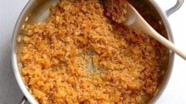 плов с горохом нут