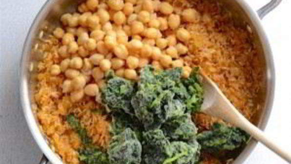 плов с горохом нут