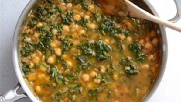 плов с горохом нут