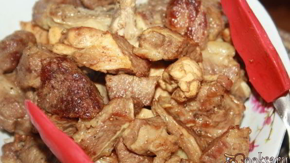 плов с говядиной, курицей и нутом в мультиварке