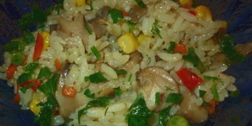 Рецепт плова с грибами и овощами