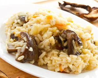 Плов с грибами