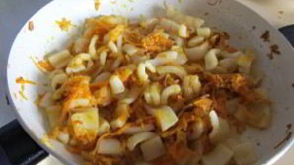 плов с кальмарами в мультиварке