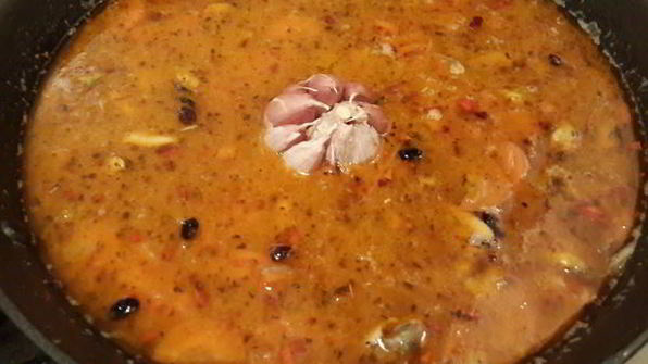 плов с мидиями