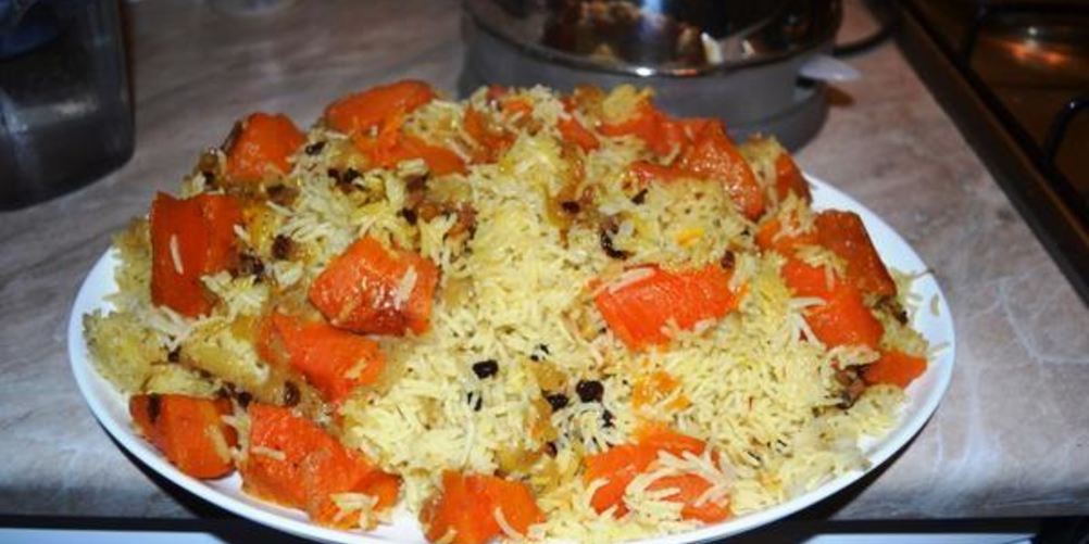 Рецепт плова с тыквой в мультиварке
