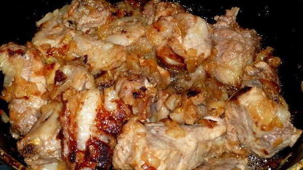 плов со свиными ребрышками