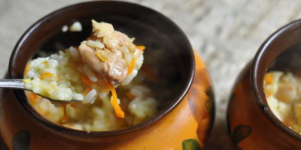 Рецепт плова в горшочкаха