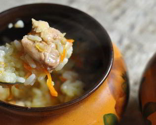 Плов в горшочках