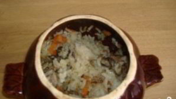 плов в горшочке с курицей