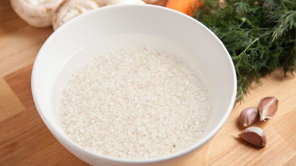 постный плов с грибами