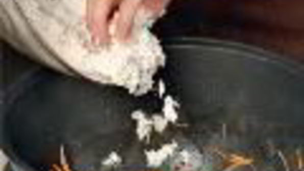 сладкий плов с изюмом и курагой