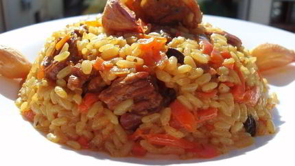 Узбекский плов с говядиной