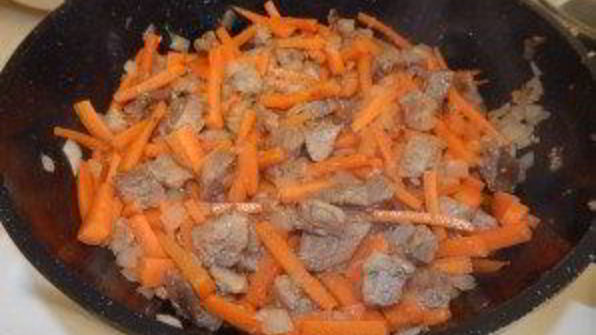 вкусный плов со свининой