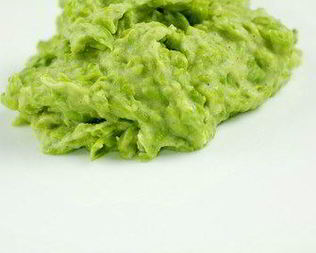 Пюре картофельное с горошком и чесноком