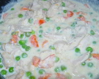 Фрикасе из куриного филе