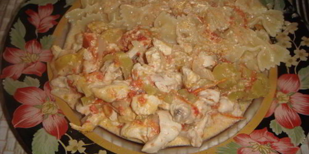 Рецепт фрикасе иза куриц с овощами