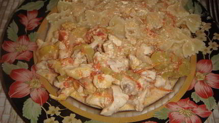 Фрикасе из курицы с овощами