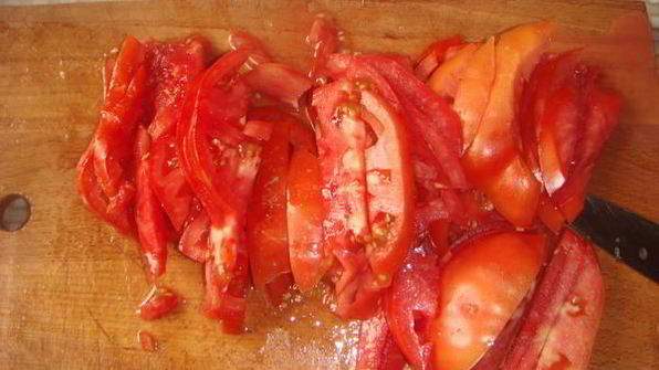 фрикасе из курицы с овощами