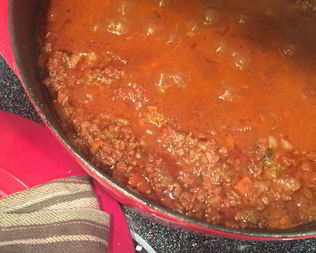 Мясное рагу Болоньезе