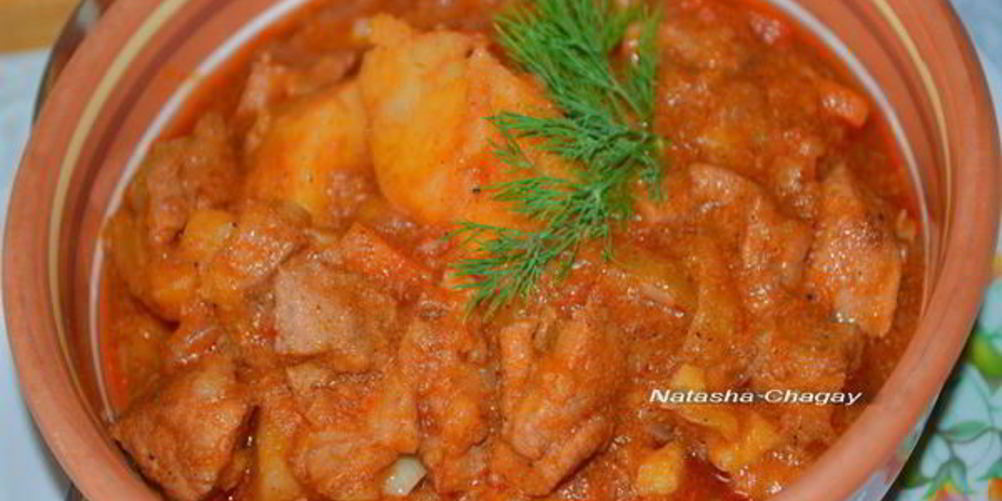 Рецепт мясного рагу с овощами