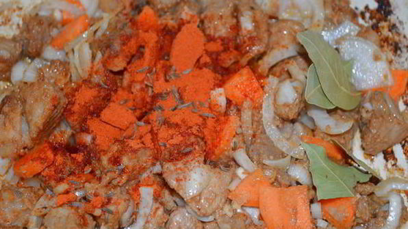 мясное рагу с овощами