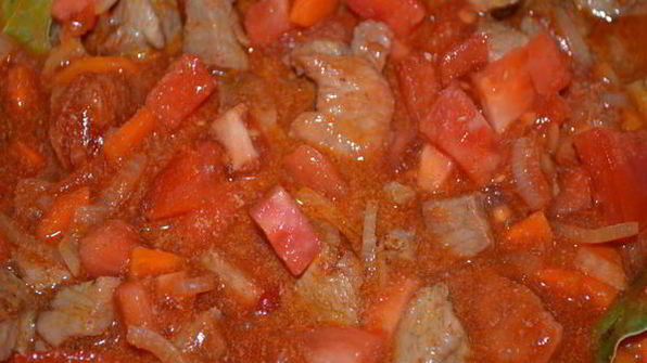 мясное рагу с овощами