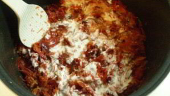 овощное рагу к макаронам