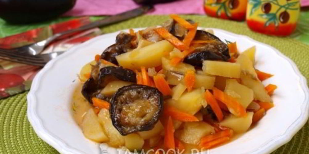 Рецепт овощного рагу с баклажанами