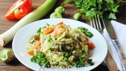 Овощное рагу с капустой