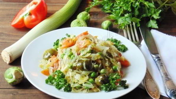 овощное рагу с капустой