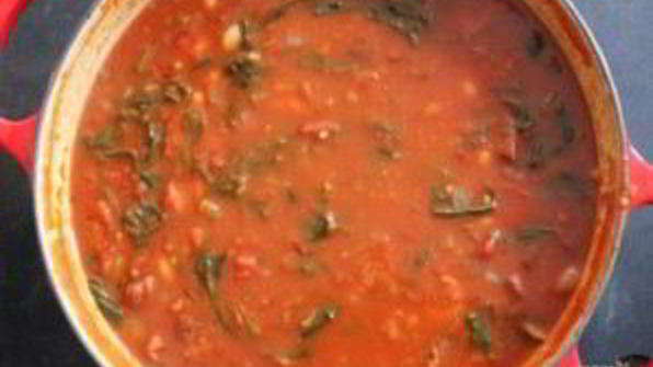 овощное рагу с колбасой