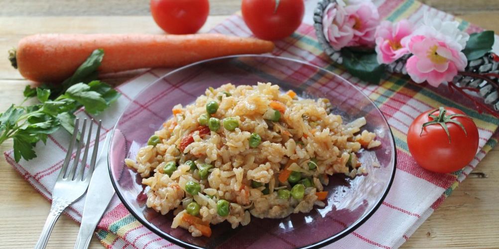 Рецепт овощного рагу с рисом