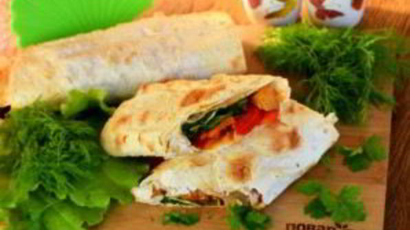 овощное рагу в лаваше