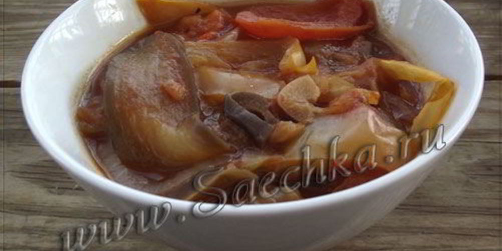 Рецепт овощного рагу в мультиварке