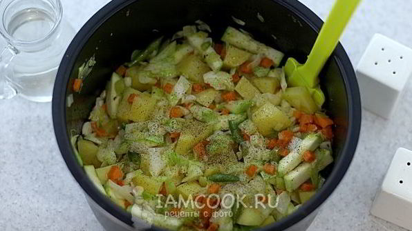 овощное рагу в скороварке