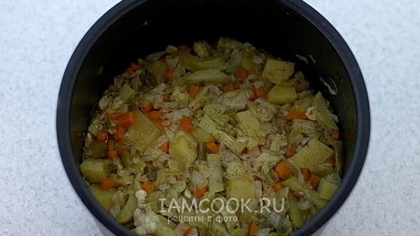 овощное рагу в скороварке