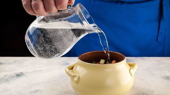 овощное рагу, запеченное в горшочках