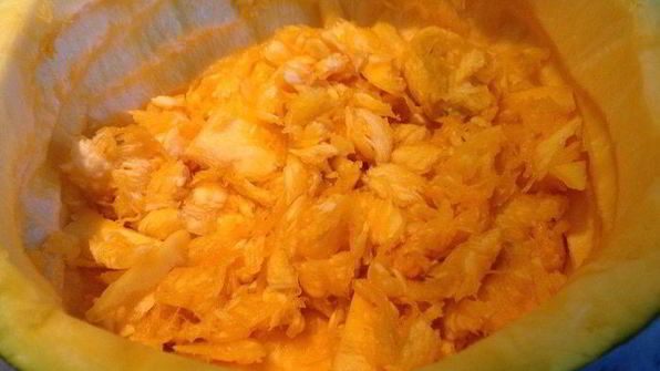 пикантное рагу в тыкве