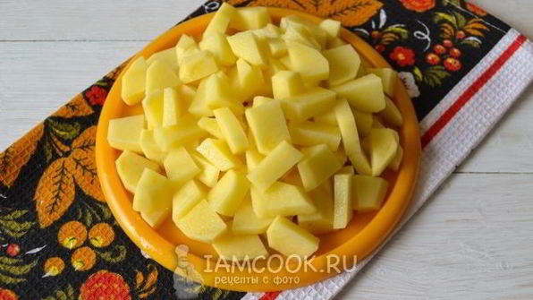 постное рагу из кабачков с картошкой в мультиварке